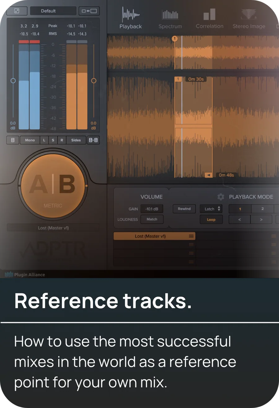 Reference tracks